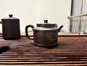 承韻尚樽宜興紫砂壺純手工名家大師泡茶壺正品家用單壺黃飛紫泥柴燒送禮 柴燒汲直350ml 曬單實(shí)拍圖