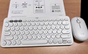 羅技（Logitech）時(shí)尚系列Pebble 2 combo無(wú)線(xiàn)鍵鼠套裝 藍牙鍵盤(pán)鼠標 輕音便攜辦公支持筆記本平板mac安卓iPad Pebble 2 combo 白 曬單實(shí)拍圖
