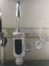 歡快龍 即熱式電熱水龍頭衛(wèi)生間淋浴洗澡冷熱兩用快速加熱水龍頭自來水過水熱電熱水器免打孔 變頻恒溫洗碗洗臉通用款+漏保 曬單實(shí)拍圖