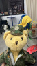 巡鹿解放軍公仔迷彩小熊戰(zhàn)士兵哥哥玩偶毛絨娃退伍軍人520送男女朋友 陸j熊30cm【可定制】 標準款 曬單實拍圖