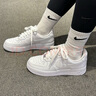 耐克（NIKE）女鞋 夏季新款時(shí)尚運動(dòng)鞋AF1空軍一號防滑舒適小白鞋板鞋休閑鞋子 DH2920-111純白(GS) 37.5 曬單實(shí)拍圖