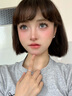 MOUCEE美瞳日拋大小直徑彩色隱形眼鏡女10片自然混血學(xué)生陰天快樂(lè )225度 曬單實(shí)拍圖