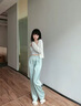 蠻丂冰絲天絲防曬針織開衫空調(diào)衫女夏季薄款外搭披肩配吊帶裙外套罩衫 冰絲小開衫白色L（95-105） 曬單實拍圖