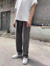 衣然呈品夏季新款美式復(fù)古牛仔褲男高街潮牌水洗做舊寬松直筒修身長褲子男 黃泥色【常規(guī)】 M 【建議95-105斤】 曬單實拍圖