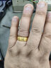 菜百首飾 黃金戒指 足金男士傳統祈福福字戒指  HJ 黃金戒指 約6.60g 曬單實(shí)拍圖