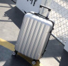 SUKESI品牌行李箱男拉杆箱女旅行箱万向轮皮箱子密码箱结实耐用时尚商务 灰色 22英寸 短途旅行 实拍图