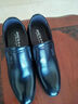 老爺車(chē)皮鞋男商務(wù)休閑真皮男鞋秋冬保暖正裝內增高鞋男牛皮加絨男士皮鞋 3602黑色平跟 40 曬單實(shí)拍圖