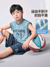 左西男童網(wǎng)眼速干服2025夏裝新款運(yùn)動(dòng)籃球背心套裝兒童上衣 藍(lán)色 140 曬單實(shí)拍圖