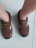 老人頭涼鞋男2025新款夏季真皮鏤空軟底包頭厚底防滑潮流魔術(shù)貼沙灘鞋 棕色 41 標準皮鞋尺碼 曬單實(shí)拍圖