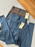 無(wú)印良品（MUJI）Walker 女式 易干 半長(cháng)收腿褲 BIG04A3S 打底褲 中灰色 S 曬單實(shí)拍圖