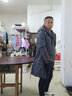 朗光冬季加厚保暖中長款棉服男寬松連帽棉襖棉衣冬天衣服外套帥氣大衣 灰色 XL(125-145斤) 曬單實拍圖