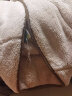 莫代尔法兰绒睡袍情侣款女士秋冬长款一对冬季加厚款男士浴袍睡衣一体式 Q男2603 XL 晒单实拍图