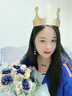 七小鋪潮牌慵懶風(fēng)連帽毛衣開(kāi)衫女中長(zhǎng)款2024新款春秋季韓版寬松針織外套 藍(lán)色 均碼【建議85-155斤】 曬單實(shí)拍圖