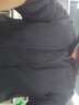 真維斯（JEANSWEST）男士棉服男加厚保暖棉衣新款羽防寒絨帥氣面包服秋冬休閑外套男 B411-9388黑色 XL 曬單實(shí)拍圖
