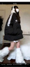 詩丹蕊學(xué)生羽棉襖絨服女棉服外套美式冬季新款寬松立領(lǐng)面包棉衣加厚保暖 黑色 均碼【可備注碼數(shù)】 曬單實拍圖