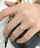 妤徽仿真假戒指婚戒對戒結婚戒指開(kāi)口調節鉆石道具婚禮求婚儀式 活口男戒+活口女戒【配2個(gè)單盒】 曬單實(shí)拍圖