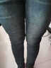 黛姿茹小腳牛仔褲女秋冬2025新款彈力鉛筆褲顯瘦彈力緊身加絨打底褲子 藍色/加絨款 3XL (31) 推薦135-145斤 曬單實(shí)拍圖