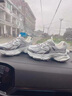 百麗踏厚底老爹鞋女2025秋季新款網(wǎng)面透氣休閑鞋百搭跑步增高運動(dòng)鞋 銀灰色 36 230mm 曬單實(shí)拍圖