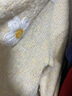 VEROMODA針織開(kāi)衫女秋冬寬松v領(lǐng)花朵落肩毛衣休閑百搭3413050 SB4淺豆沙色 165/84A/M 曬單實(shí)拍圖