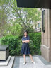 英氏孕婦裝裙子孕婦裙減齡娃娃領(lǐng)荷葉邊 寬松大碼小個子款 減齡蛋糕裙（藏青） XL【推薦體重135-145斤】 曬單實拍圖