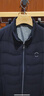 勁霸男裝【白鴨絨】輕薄羽絨服男時(shí)尚立領(lǐng)短版茄克薄羽絨服|VRDG3303 墨綠 L 曬單實(shí)拍圖