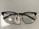 BOLON暴龍眼鏡近視眼鏡框輕商務(wù)眉架光學(xué)鏡復古半框男女可配度數BJ6105 B10-深槍/亮黑 框+PROSUN防藍光1.60(400度內) 曬單實(shí)拍圖