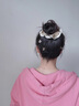 唐芙妮碎發(fā)整理神器2024新款發(fā)夾女后腦勺隱形發(fā)卡插梳拉拉發(fā)梳頭飾夾子 花朵彩金圓球發(fā)梳2件套 曬單實拍圖