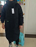 雅鹿粉色中長(zhǎng)款羽絨服女2025年冬季新款時(shí)尚休閑可拆卸帽加厚保暖外套 星空黑 M (160) 【推薦110-125斤】 曬單實(shí)拍圖