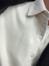 PRIDEME輕奢冬季加厚款保暖磨毛呢料襯衫男長袖修身商務(wù)休閑襯衣男士上衣 BNS2633-白色 L 【體重建議：120-130斤】 曬單實拍圖