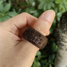 尚庸郡沉水級(jí)越南芽莊黑奇楠沉香雕刻貔貅扳指棋楠戒指文玩木質(zhì)神獸指環(huán) 內(nèi)徑20*壁厚8*高17mm*10克 曬單實(shí)拍圖