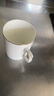國濤骨瓷金邊水杯辦公室馬克杯白色陶瓷酒店杯子賓館茶杯印制logo印字 寧式5號杯 曬單實(shí)拍圖