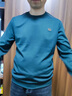 皮爾卡丹（pierre cardin）高檔品牌男士長袖t恤2025秋季圓領(lǐng)衛(wèi)衣男秋季純棉華夫格打底衫 長袖DR綠色 XL 175135-150斤 曬單實拍圖