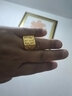 創(chuàng)緣 鍍金戒指男潮生肖龍款活開(kāi)口鍍沙金食指戒大金色可調(diào)節(jié) 曬單實(shí)拍圖