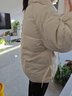 馬克印象高檔輕奢品牌短款棉衣新款小個(gè)子羽絨棉服女時(shí)尚保暖棉襖加厚外套 XSD8610 茵曼  米色 M （90-105斤） 曬單實(shí)拍圖