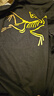 始祖鳥(niǎo)（ARC'TERYX）Kragg SL系列Cotton 男子戶(hù)外休閑純棉透氣鳥(niǎo)標印花圓領(lǐng)短袖T恤衫 X8464/24K黑金（后背鳥(niǎo)標） M （70-80kg）尺碼偏大 曬單實(shí)拍圖