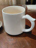泥印 禪意玉瓷茶杯陶瓷馬克杯帶蓋過(guò)濾茶水分離杯德化白瓷辦公室喝水 S61-002J舍得辦公杯簡(jiǎn)裝 曬單實(shí)拍圖