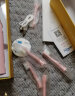 ximalong西马龙儿童电动牙刷充电式无线声波男女孩全自动3-6-12岁黄小丫 粉色（6刷头+磁吸壁挂+1支儿童牙膏） 实拍图