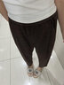 棠暖黑色千鳥(niǎo)格毛呢哈倫褲女春秋2025新款小個(gè)子冬季氣質(zhì)休閑煙管褲子 咖色 XL 推薦體重120-135斤 曬單實(shí)拍圖