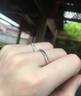 沫蘭（MOLADY）足銀情侶戒指男女一對莫比烏斯活口對戒生日紀念日禮物送女友老婆 1萬(wàn)人的選擇*無(wú)盡的愛(ài)*精美禮盒 曬單實(shí)拍圖