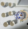恩壽溯景德鎮(zhèn)陶瓷帶過濾家用茶具套裝瓷器茶壺茶杯提梁壺茶 復古青花 7頭一套 曬單實拍圖