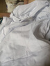 啄木鳥短袖男青年夏季潮流修身男士百搭半袖體恤上衣服立領(lǐng)v男裝夏裝 白色001 M 曬單實拍圖