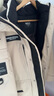 坦博爾男女同款羽絨服女城市輕戶外機能工裝毛領加厚外套TF236579 落英米 M (170) 曬單實拍圖