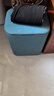 知渡多功能儲物凳可坐收納凳實(shí)木科技布沙發(fā)人家用柜門(mén)口椅子箱換鞋 孔雀藍【布藝】 大號 40*33*47 曬單實(shí)拍圖