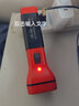 雅格（YAGE） 雅格LED手電筒 充電式家用戶外露營便攜家居照手電家用手電筒 YG-3888橘紅色 曬單實拍圖