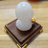 菲斯鉑亞蛇年手辦蛇擺件2025新年禮物玉石招財送男女生日禮品創(chuàng)意伴手禮 靈蛇獻寶擺件-胡桃木底座（問客服發(fā)貨時間） 曬單實拍圖
