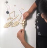 曇蓓漫太陽(yáng)能直升飛機木質(zhì)手工diy模型兒童涂色物理科學(xué)實(shí)驗小發(fā)明玩具 配全套工具材料丨激發(fā)孩童手腦力 科學(xué)小實(shí)驗-太陽(yáng)能直升機diy 曬單實(shí)拍圖