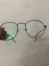 FRANZLISZT 防蓝光近视眼镜框男女复古超轻圆框眼镜架变色防辐射平光手机电脑护目镜可配 银色 防蓝光1.61非球面镜片0-800丨留言度数 实拍图