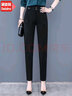 黛姿茹女裝休閑西裝褲女春季2026新款高腰通勤褲子女顯瘦上班穿工裝褲女 黑色長(cháng)褲【加絨款】 加絨 2XL (30) 推薦125-135斤 曬單實(shí)拍圖