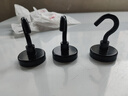 歐利文強(qiáng)力磁鐵貼片釹磁鐵大小吸鐵石磁吸盤環(huán)形無痕掛鉤吸盤固定器 E32黑色0-70斤 曬單實(shí)拍圖