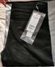 巴魯特（Brloote）男士黑色休閑褲微彈修身簡(jiǎn)約商務(wù)百搭長(cháng)褲秋冬 黑色 175/82A 曬單實(shí)拍圖